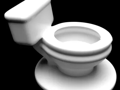 Toilet Ashtray 3D Ready Print Model 3D print model