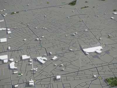 Urmia Low-poly 3D model