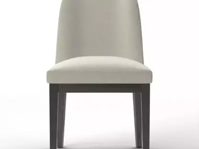 The Modern Dining Suite - Minimalist Upholstered Chairs 3D Model Pack