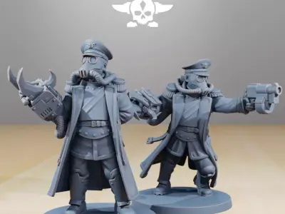 GrimGuard Officer 2 3D print model