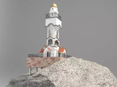 Lighthouse 3D model 15
