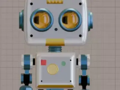 robot 3D model 11