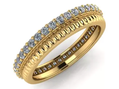 light weight gold diamond rings-C111116SKCH2026012-wt-0-5 3D print model purchase