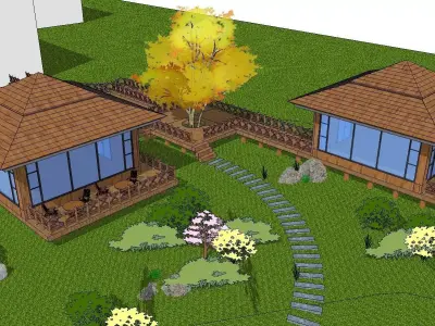 Creative Design-Holiday Cabin-0124 3D model