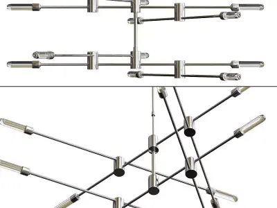 Kinetic Chandelier Collection 3D model