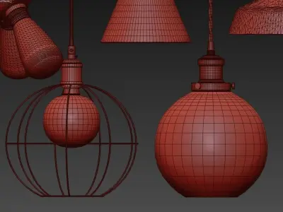 PENDANT SET 12 3D model