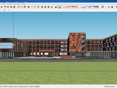 Sketchup School and University G3 3D model