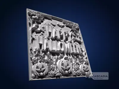 Happy Halloween - CNC Router Carving Casting Pumpkins 3D print model