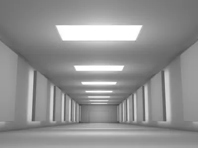 Sci Fi Corridor 3D model
