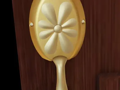 Door handle Free low-poly 3D model purchase