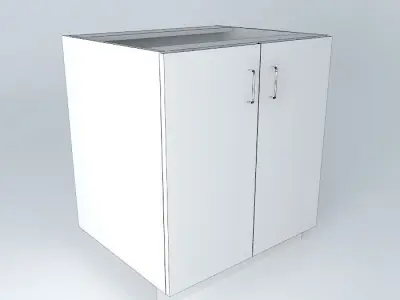 B2D0D cabinet Free 3D model