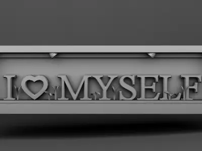 STATUE-LOVE MYSELF 3D model