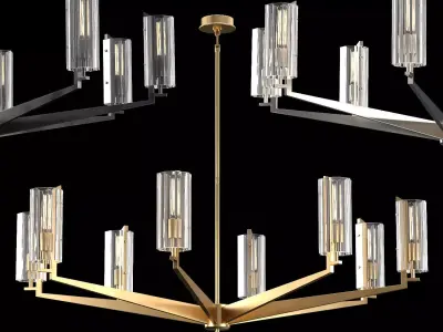 Round Chandelier Vendome d153 cm 3D model