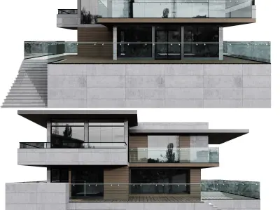 MODERN HOUSE NO20 A 3D model