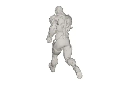 Superhero concept 3D model order