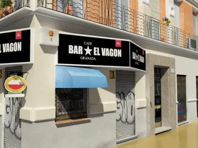 Photorealistic Low Poly Building 3D model