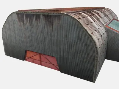 Old Factory Low-poly 3D model purchase