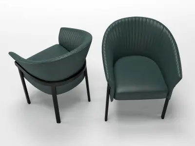Valmy Dining Chair 3D model