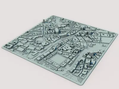 Bristol City England United Kingdom 3D print model