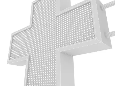 Pharmacy Sign 3D model