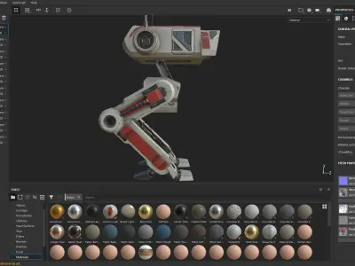 Cute Robot Mecha Low-poly 3D model