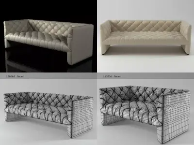 Edwards Sofa 920-930 3D model