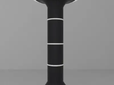 Tesla lamp 3D model