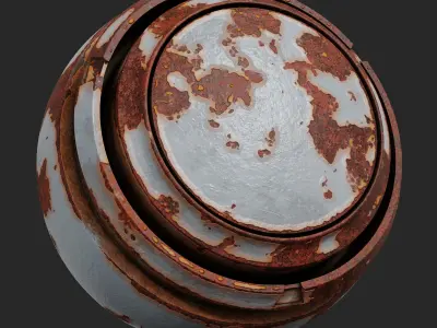 Painted Metal Substance Smart Materials - Vol 1 Texture