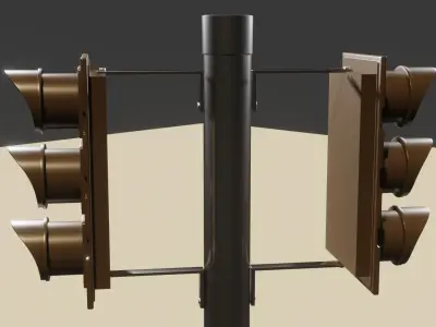 Street Traffic LIght 3D model