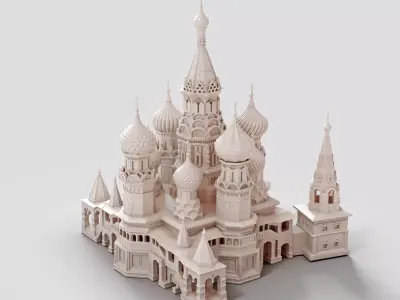 Saint Basils Cathedral printable model 3D print model