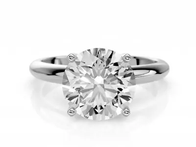 Engagement ring Selina  1-50ct 3D print model