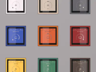 Jung LS ZERO  LS Touch - the smart KNX kit 54 items 3D model