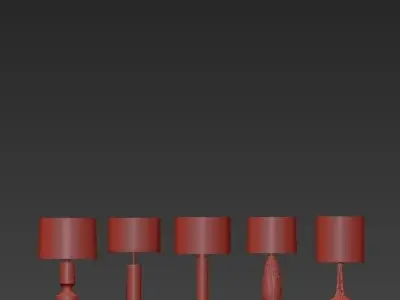 Heathfield addison table lamp 3D model