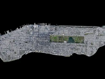 Manhattan - USA 3D model