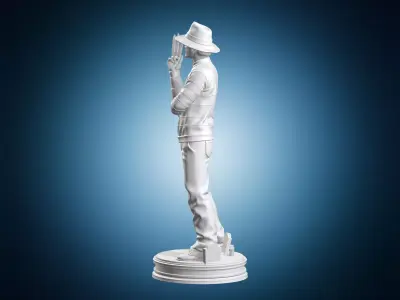 Freddy Krueger Statue 3D print model