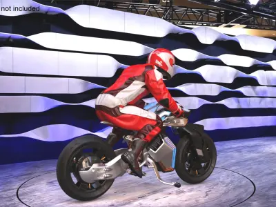  Yamaha MOTOROiD 2 Motorcycle with Biker 