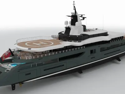 Atomium Yacht 3D model