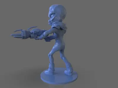 Alien Crypto 137 Sculpture 3D print model