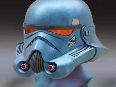 Dark Trooper Phase Zero 3D print model