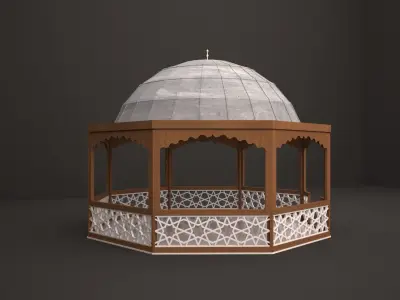 ottoman gazebo 3D model