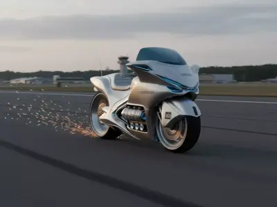  Aether Glide X1 Low-poly 3D model