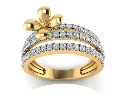 Women Ring  Render 3dm STL OBJ FBX Details 3D print model 269