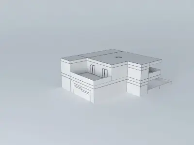 Modern House Free 3D model