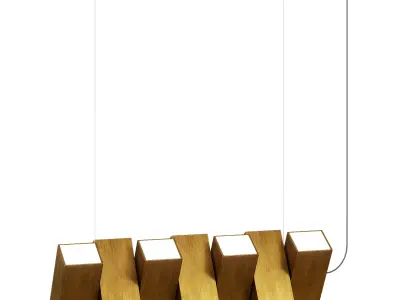 Domino Ceiling Lamp 3D model