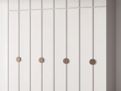 231 cabinet furniture 08 modular wardrobe cupboard 04 3D model