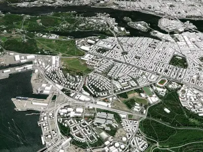 Cityscape  Stockholm Sweden Europe 3D model