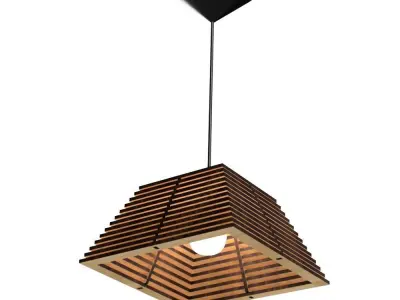 CEILING LIGHT LAMP 3D PRINT AND LASER CUT FILES MODEL 17 3D print model