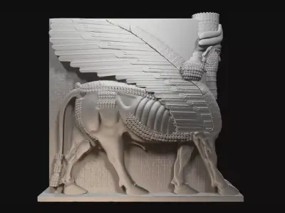 LAMASSU WINGEDBULLOFNINEVEH 3D model