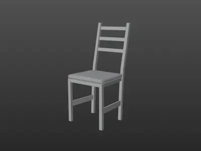 Lerhamn Chair Free low-poly 3D model