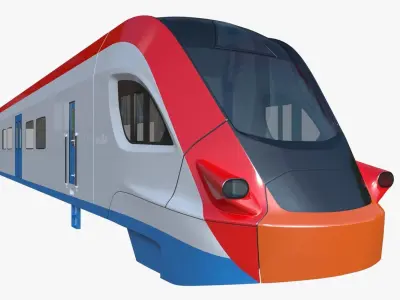 Ivolga train 3D model